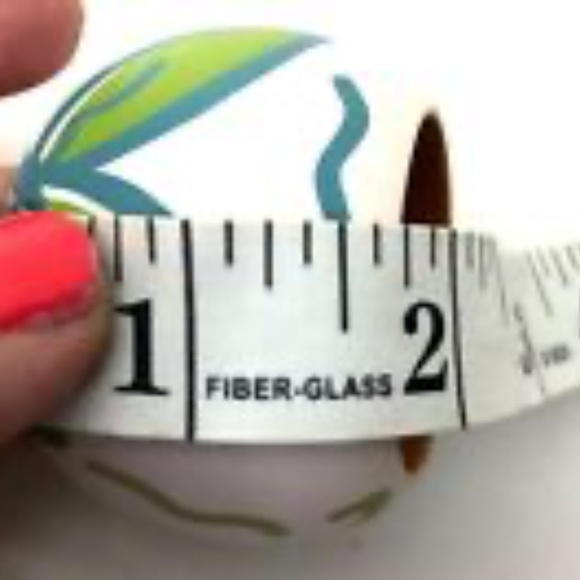 Wood Round Lacquer Napkin Rings Multicolor Floral Cream Set of‎ 6 Pastel Easter - Picture 9 of 9